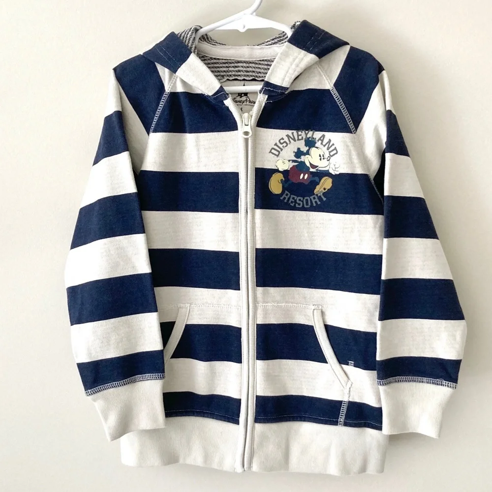 NWT Disneyland resort 1955 Mickey zip hooded jacket size S